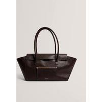 Ted Baker Leather Tote Bag Brown