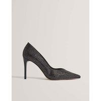 Ted Baker Slip On Stiletto Heel Court Shoes Black