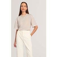 Ted Baker Satin T-Shirt Beige