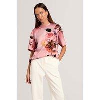 Ted Baker Satin T-Shirt Light Pink