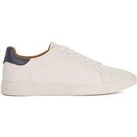 Dune London Wide Fit Lace Up Trainers White