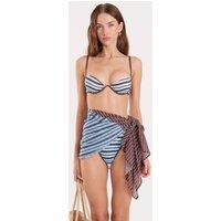 4th & Reckless Wired Plunge Bikini Top Brown
