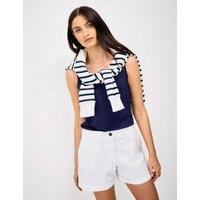 Crew Clothing Modal Rich Scoop Neck Vest Top Navy