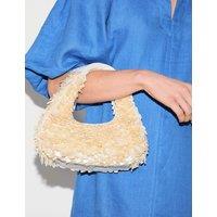 Jigsaw Mini Shell Embellished Grab Bag Natural