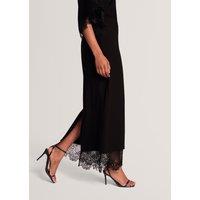 Ted Baker Lace Detail Maxi Pencil Skirt Black