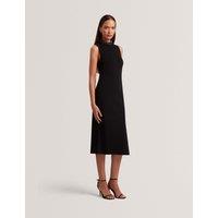 Ted Baker Embellished Midi Bodycon Dress Black