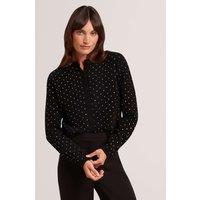 Ted Baker Diamante Detail Cropped Cardigan Black
