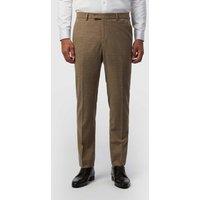 Ted Baker Tailored Fit Wool Rich Check Suit Trousers Beige