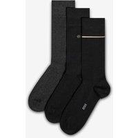 Boss 3 Pack Cotton Rich Socks in Gift Box Black