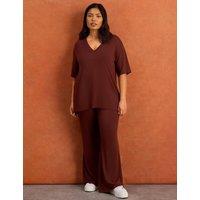 Live Unlimited London Short Sleeve T-Shirt Brown