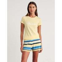 Jag Cotton Rich Crew Neck T-Shirt Yellow