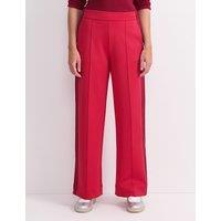 Sportscraft Side Stripe Wide Leg Trousers Red
