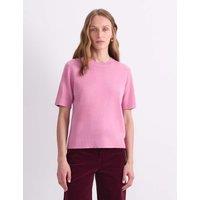 Sportscraft Wool Rich Embellished Knitted Top Pink