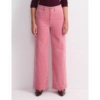 Sportscraft High Waisted Wide Leg Jeans Pink