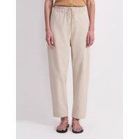 Sportscraft Barrel Leg Ankle Grazer Trousers Cream
