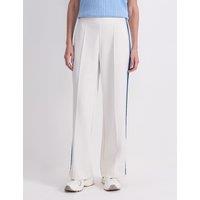Sportscraft Side Stripe Wide Leg Trousers White