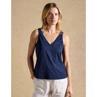 Joules 2 Pack Pure Cotton Striped V-Neck Vests Multi