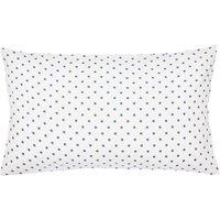 LAND & SHORE 2 Pack Pure Cotton Sora Floral Pillowcases White Mix