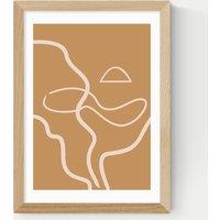 East End Prints The Line Framed Art Natural