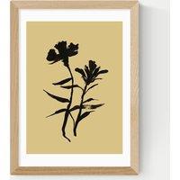 East End Prints Mono Botanical 3 Framed Art Print Natural