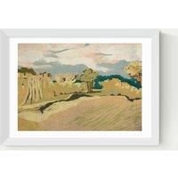 East End Prints Cornwall Light Framed Art Print White