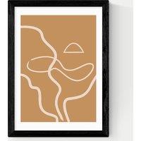 East End Prints The Line Framed Art Black