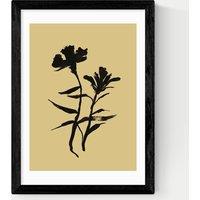East End Prints Mono Botanical 3 Framed Art Print Black