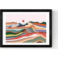 East End Prints Camaleonte Framed Art Print Black