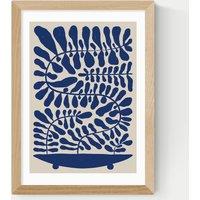 East End Prints One Hundred Leaved Plant VII Framed Art Print Natural