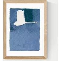 East End Prints The Swan ll Framed Art Print Natural