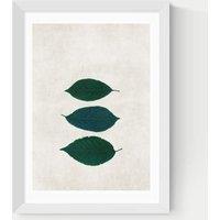 East End Prints Three Of A Kind V Framed Art White