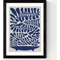 East End Prints One Hundred Leaved Plant VII Framed Art Print Black