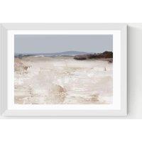 East End Prints Cali Framed Art Print White