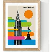 East End Prints New York 64 Framed Art Natural