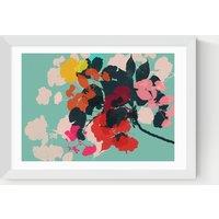 East End Prints Cherry Blossoms Framed Art White