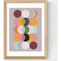 East End Prints Moods and Moons Framed Art Print Natural