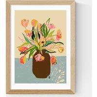 East End Prints Tulips Framed Art Print Natural
