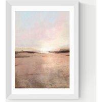 East End Prints New Dawn Framed Art Print White