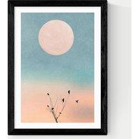 East End Prints Waking Up Warm Framed Art Print Black