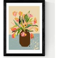 East End Prints Tulips Framed Art Print Black