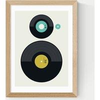 East End Prints LPvsEP Framed Art Print Natural