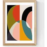 East End Prints Mid Century DIN XI Framed Art Print Natural