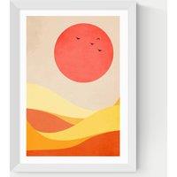 East End Prints Sweet Harmony Framed Art Print White