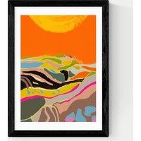 East End Prints Sunny Hills Framed Art Print Black