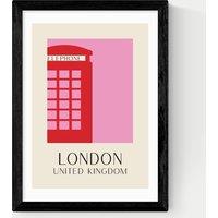 East End Prints London Framed Art Black
