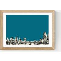 East End Prints North & South Framed Art Print Natural