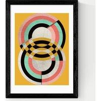 East End Prints Graphic 7 Abstract Framed Art Black