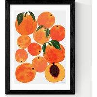 East End Prints Peach Harvest Framed Art Print Black
