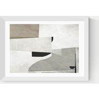 East End Prints Priory Framed Art Print White