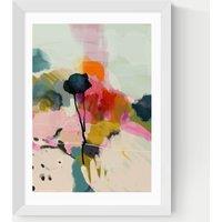 East End Prints Paysage Abstract Framed Art Print White